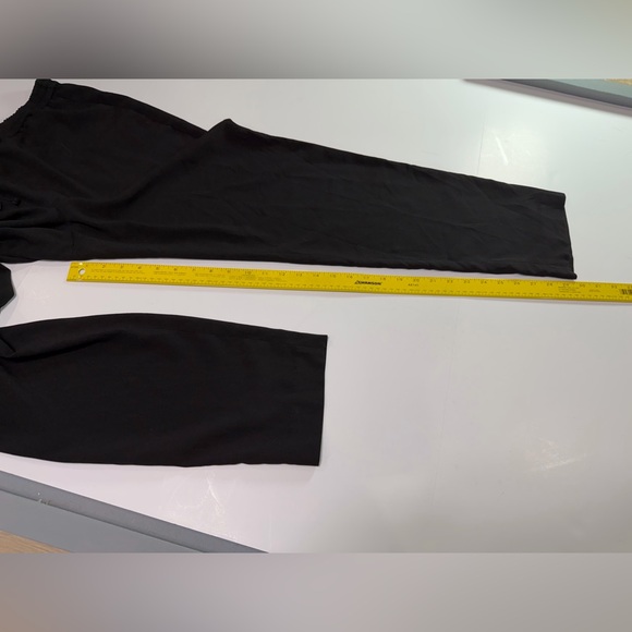 Talbots Women's Black Straight wide Leg Pants - Picture 6 of 6